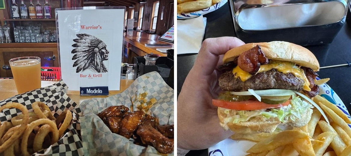 Warrior's Bar & Grill Menu